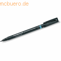 Staedtler - Wäschemarker Lumocolor F permanent schwarz auf Blisterkarten