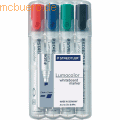 Staedtler - Whiteboardmarker Lumocolor Keilspitze 4-er Box