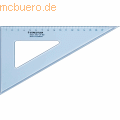 Staedtler - Zeichendreieck 21cm 60/30 Gr. transparent/blau