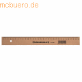 Standardgraph - Holzlineal Buche natur 30cm