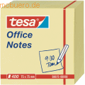 Tesa - Haftnotizen tesa Office Notes Würfel 75x75mm 400 Blatt gelb