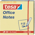 Tesa - Haftnotizen tesa Office Notes 75x75mm 100 Blatt gelb