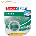 Tesa - Klebefilm Invisible PP unsichtbar beschriftbar 10mx19mm + Abroller