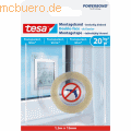 Tesa - Montageband für transparente Oberflächen und Glas 1,5mx19mm (20kg/m)