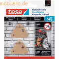 Tesa - Klebeschraube dreieckig für Mauerwerk und Stein (5kg) VE=2 Stück braun