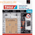 Tesa - Rechteckige Klebeschraube für Mauerwerk und Stein (10kg) VE=2 Stück braun