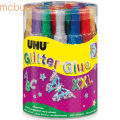 Uhu - Klebstoff Young Creativ Glitter Glue 20ml VE=24 Tuben farbig sortiert