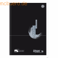 Ursus - Geschäftsbuch Business Book A4 90g/qm 80 Blatt kariert mit Kopfleiste