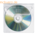 Veloflex - CD-Hüllen transparent mit Lasche selbstklebend