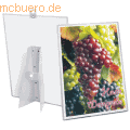 Veloflex - Plakatständer A4 Kunststoff transparent