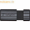 Verbatim - USB-Stick PinStripe USB 2.0 16GB schwarz