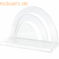Wedo - Briefständer Cristallic Acryl 2 Fächer glasklar