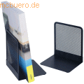 Wedo - Buchstützen Office VE=2 Stück schwarz